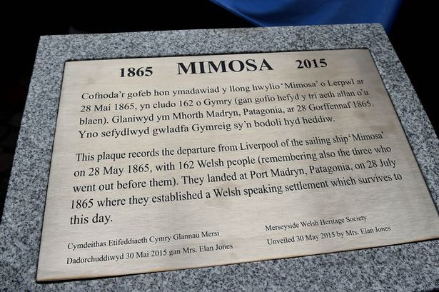 Mimosa Memorial Plaque