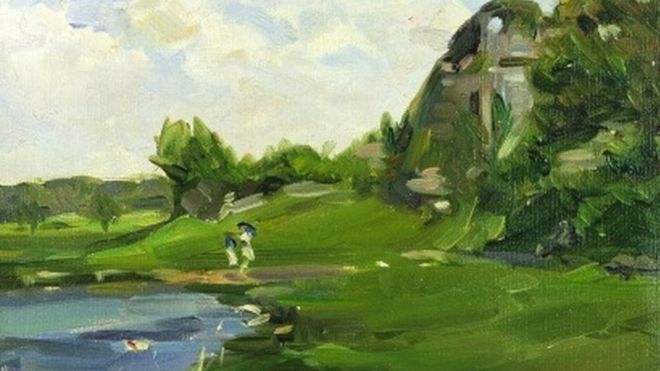 Ogmore Castle by John Cyrlas Williams
