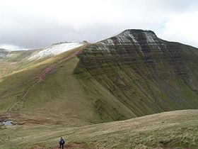 pen y fan from cribyn