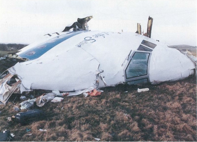 Remains of Pan Am Flight 103. Crashed Lockerbie, Scotland, 21 December 1988