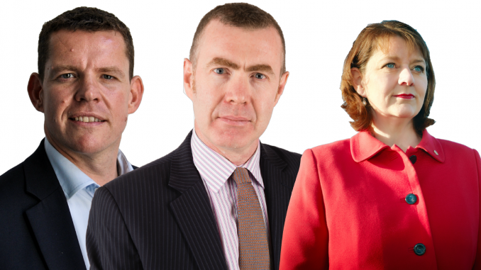 Rhun ap Iorwerth, Adam Price, and Leanne Wood.