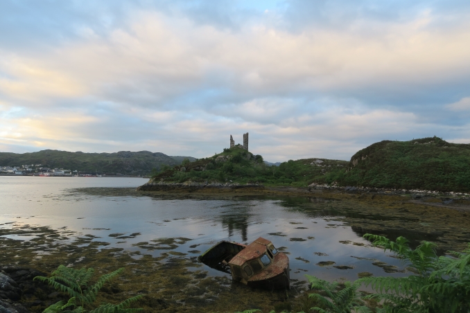 Scottish coast near Caisteal Maol