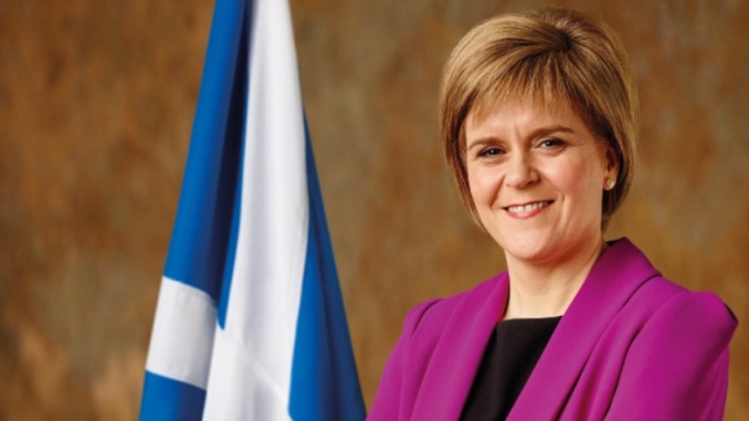 Scottish First Minister Nicola Sturgeon