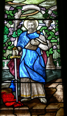 St Collen Church stained glass window