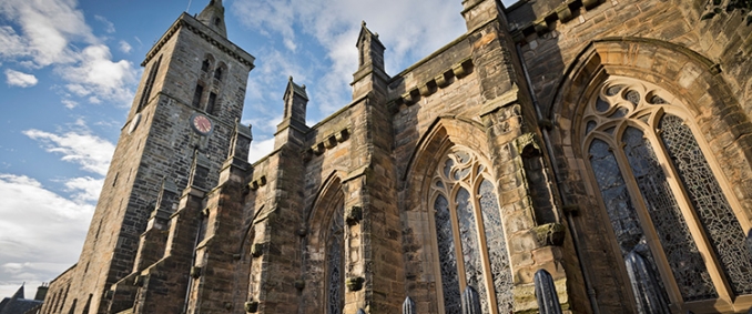 St Salvator's Chapel picture from St Andrews University website