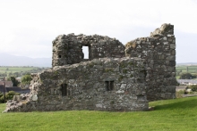 Clough Castle, Main Street, Clough, County Down, Northern Ireland, October 2009 image courtesy Commons Wikipedia author Ardfern