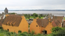 Culross Palace view towards Firth of Forth image courtesy BBC Scotland