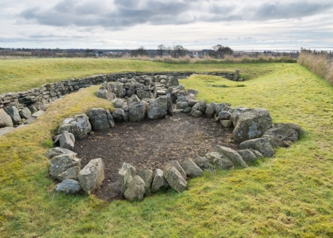 Ardestie Earth House image courtesy of Visit Angus