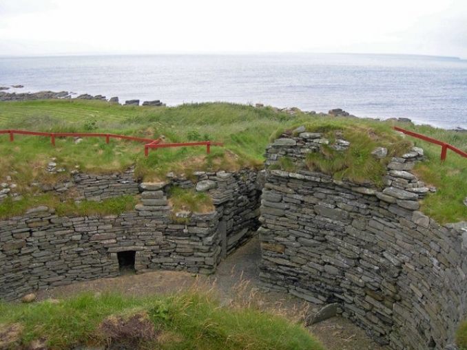 Burroughston Broch, Shapinsay image © Copyright C Michael Hogan licensed for reuse under Creative Commons Licence.