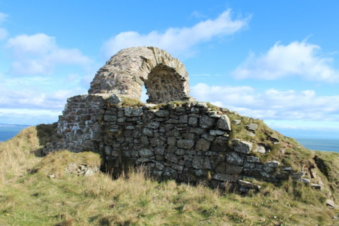 Cruggleton Castle image courtesy of The Douglas Archives