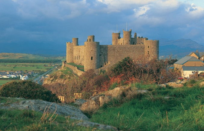 Harlech Castle Cadw photograph