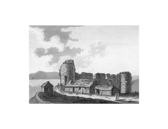 Morton Castle engraving 1798