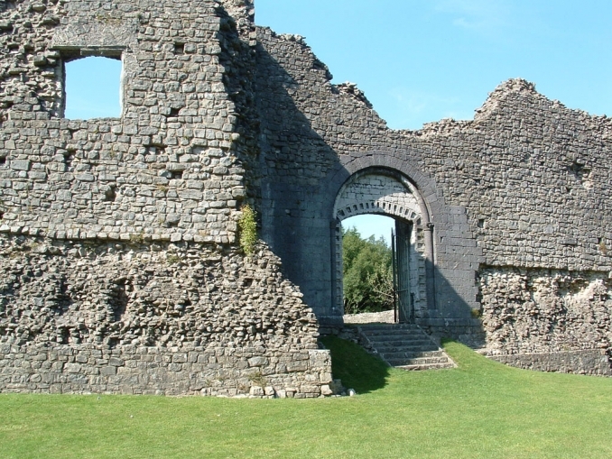 Newcastle Castle Bridgend image © Copyright MRNasher and released into the public domain.