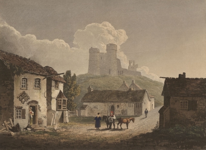 Newport, Pembrokeshire Fielding, Newton, 1797-1856, engraver. Edwards, Pryce Carter, fl. 1830-1840, artist. In collection of the National Library of Wales.