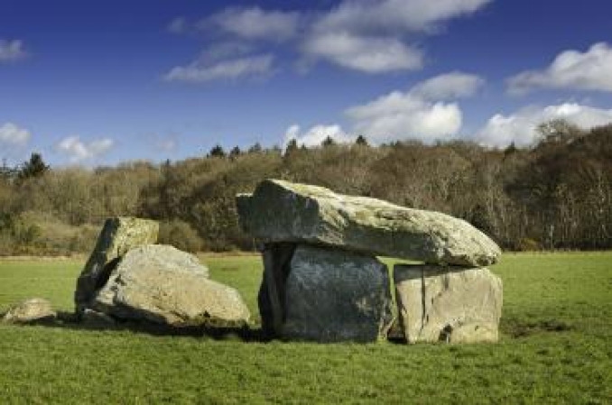 Presaddfed Burial Chamber image courtesy of Cadw