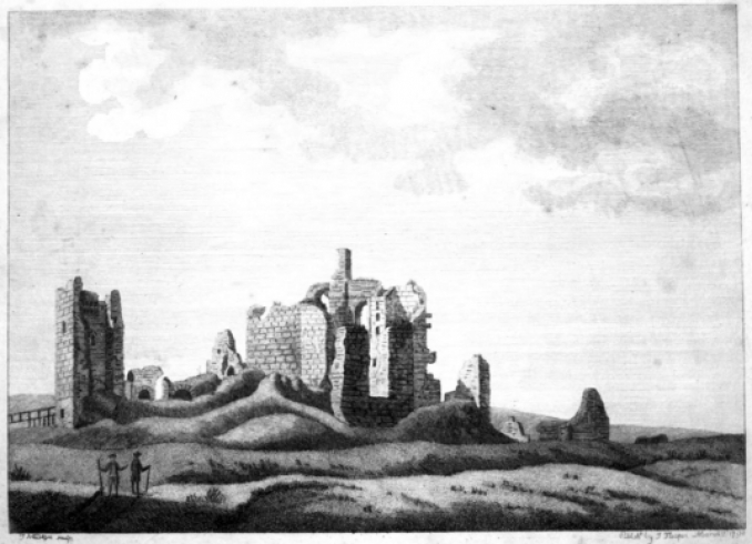 Sanquhar Castle by Francis Grose 1790.