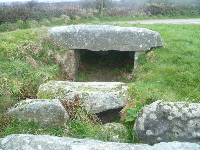 Image result for st buryan tregiffian passage tomb