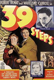 Thirty Nine Steps 1935 film poster