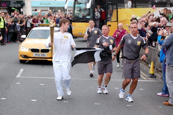 Torch bearer has Pirans removed