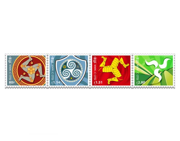 triskelion stamps Isle of Man