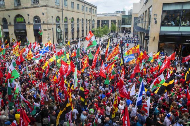 Welsh independence march